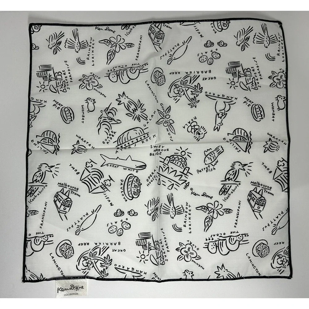 Ken Done‎ Vintage 1980s Iconic Australian Theme Placemats Napkins Rare
